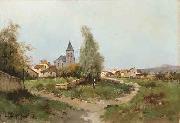 Eugene Galien-Laloue, The path outside the village